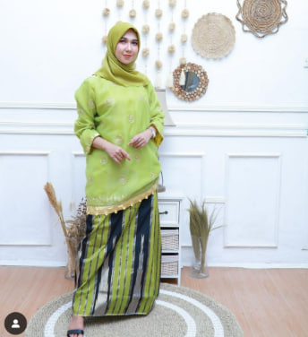 Set Baju Bodo Organsa Corona Cui