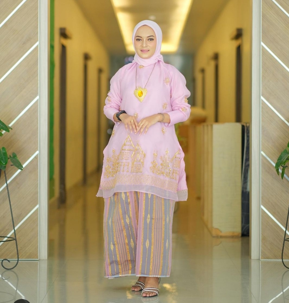 Set Organsa Baruga Pink Baby
