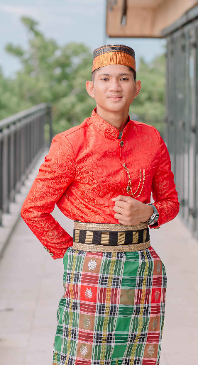Set Jas Tutup Motif Merah