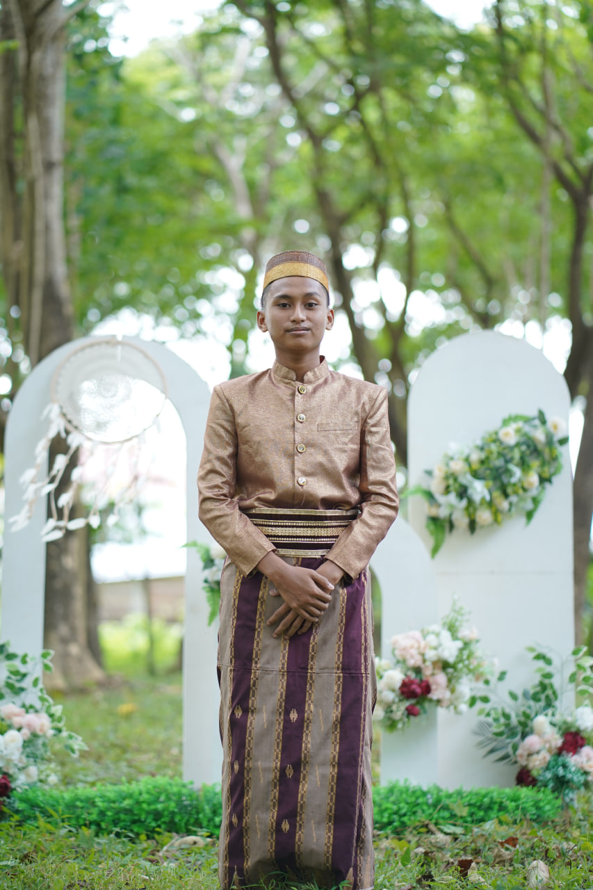 Set Jas Tutup Glitter Teracotta