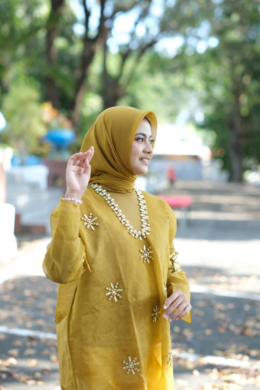 Set Baju Bodo Asli Kunyit