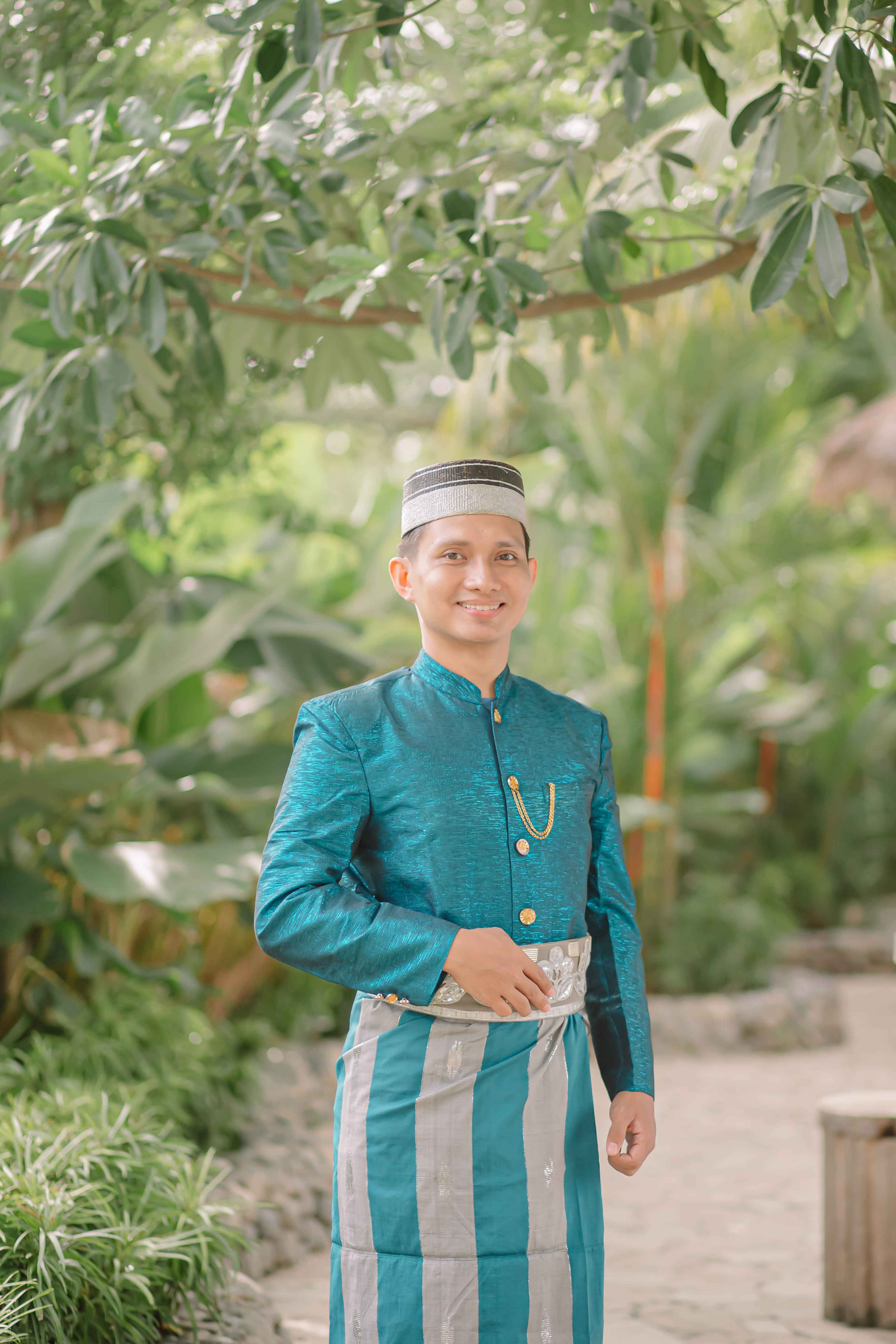 Set Jas Tutup Biru Tosca Glitter